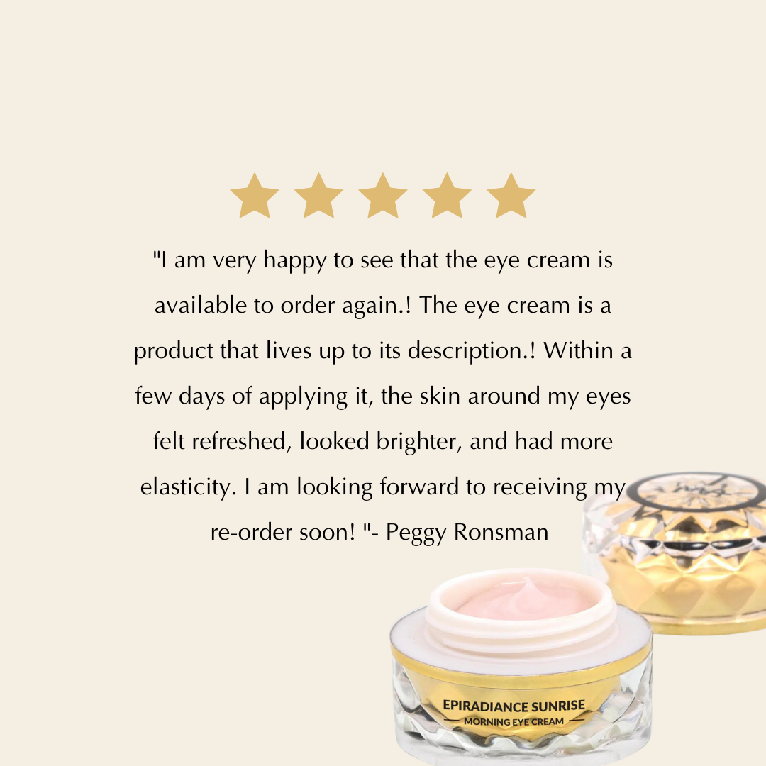 Sunrise Gluten-Free Eye Cream – Nut-Free, Vegan Nourishing & Firming for Sensitive Skin