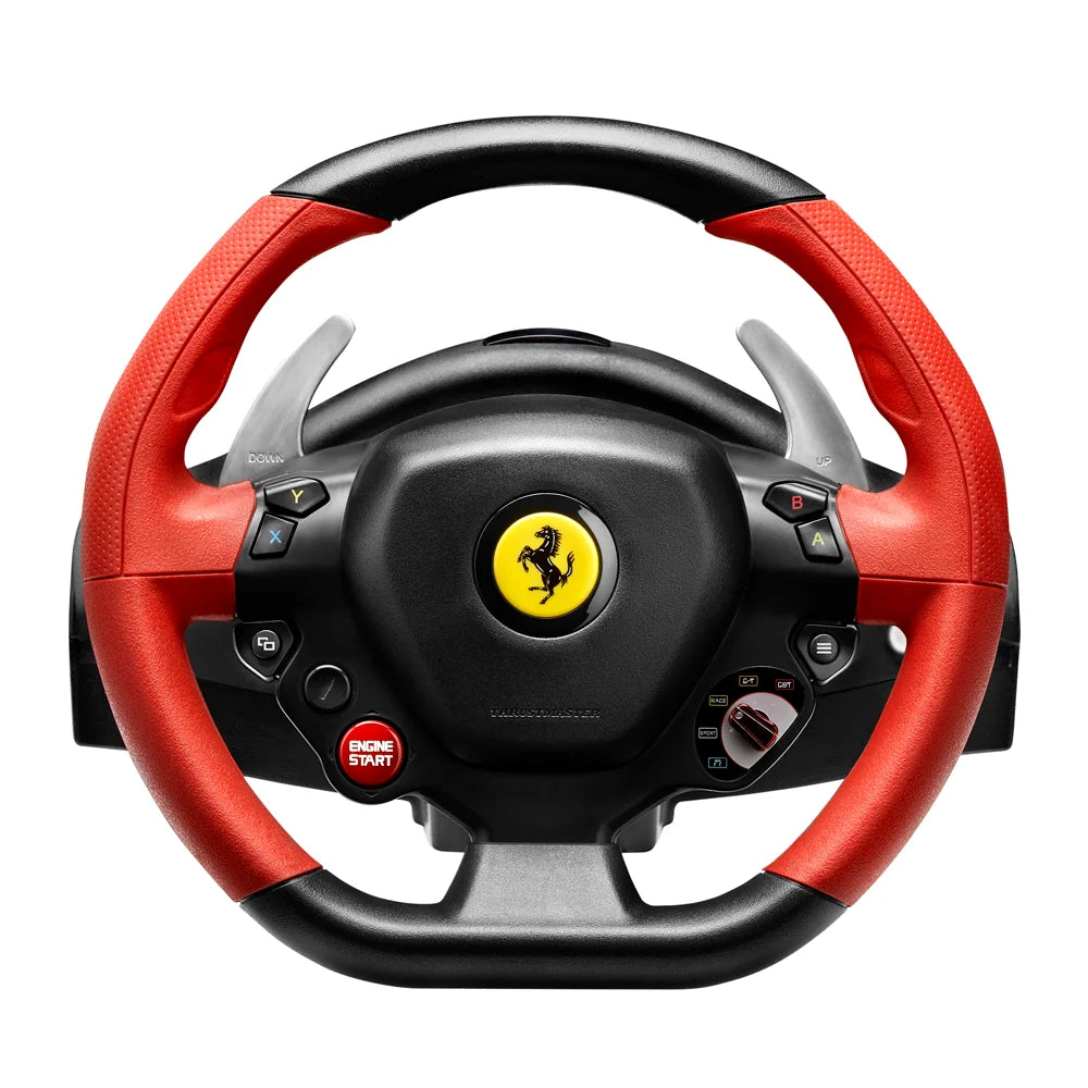 Ferrari 458 Spider Racing Wheel for Xbox One, Black, Red, Multicolor 1 Count