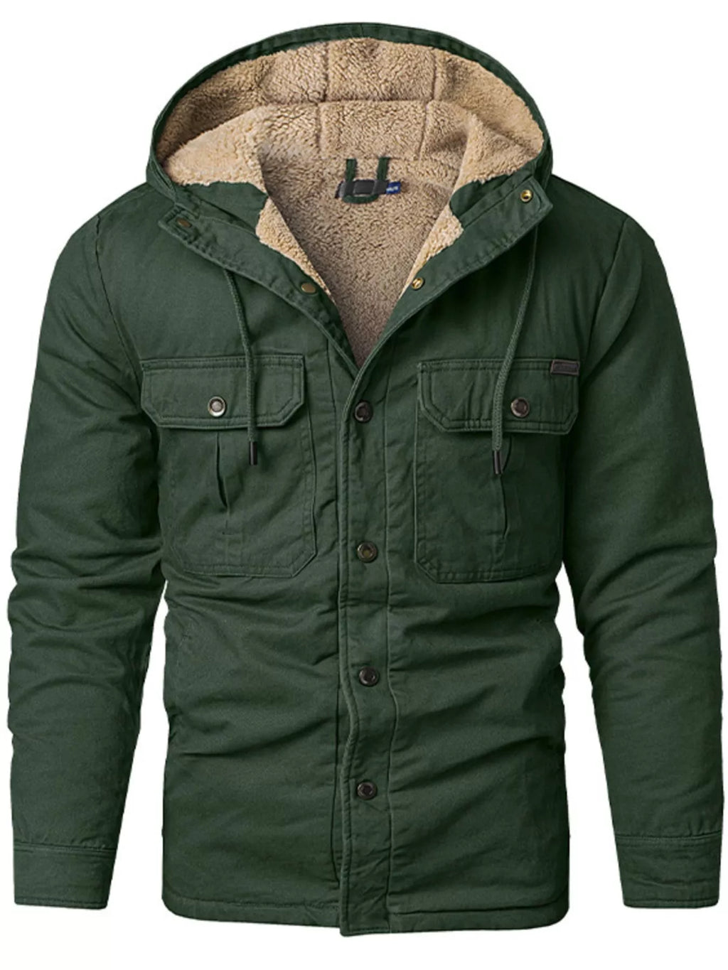 Men's Sherpa Lined Hooded Jacket