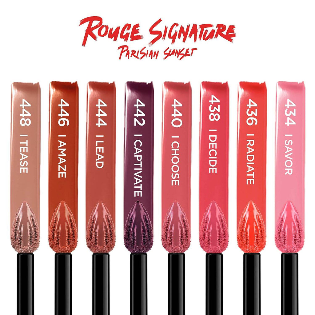 L'Oreal Paris Makeup Rouge Signature Matte Lip Stain, I Radiate 0.23 Ounce
