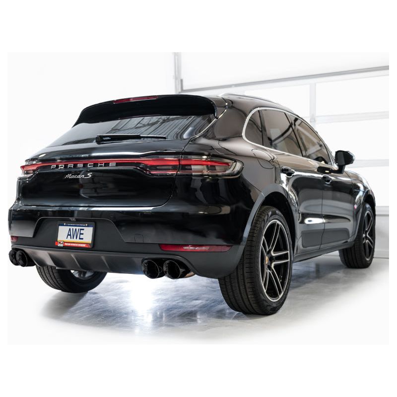 AWE Tuning 19-21 Porsche Macan 3.0T/2.9TT Touring Edition Catback Exhaust w/ Diamond Black Tips
