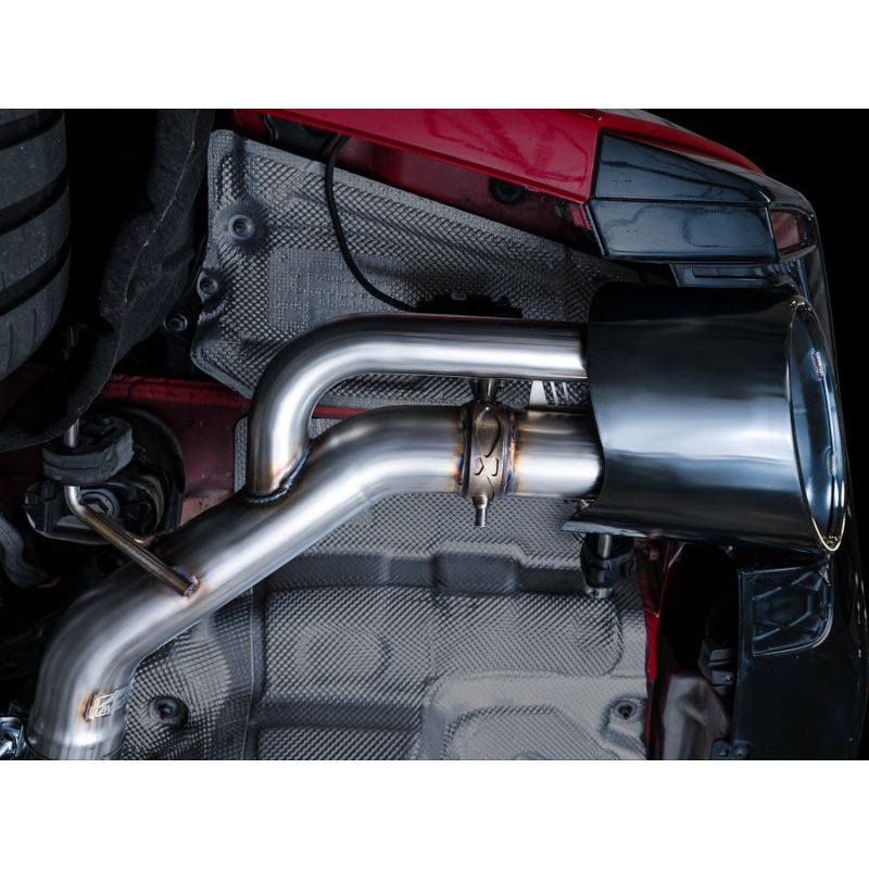 AWE Tuning 2021-2025 Audi C8 RS6/RS7 SwitchPath Cat-back Exhaust - Diamond Black Tips