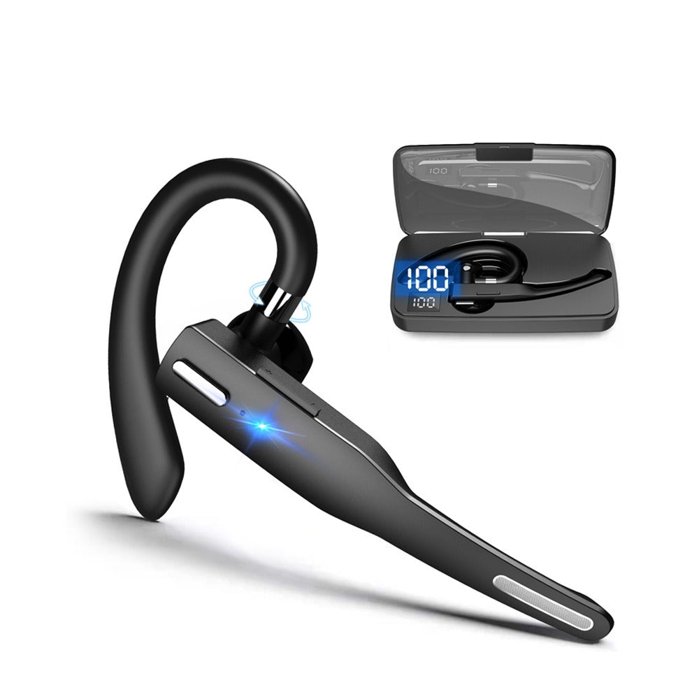 Ear hanging Bluetooth earphones, single ear wireless car call noise cancelling earphones, ear hanging type