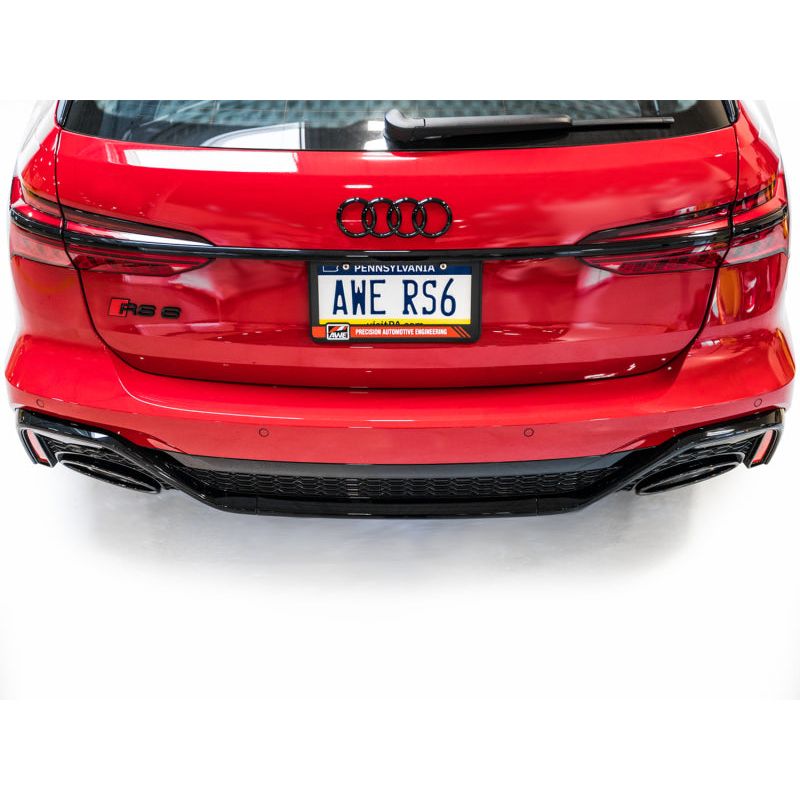 AWE Tuning 2021-2025 Audi C8 RS6/RS7 SwitchPath Cat-back Exhaust - Diamond Black Tips