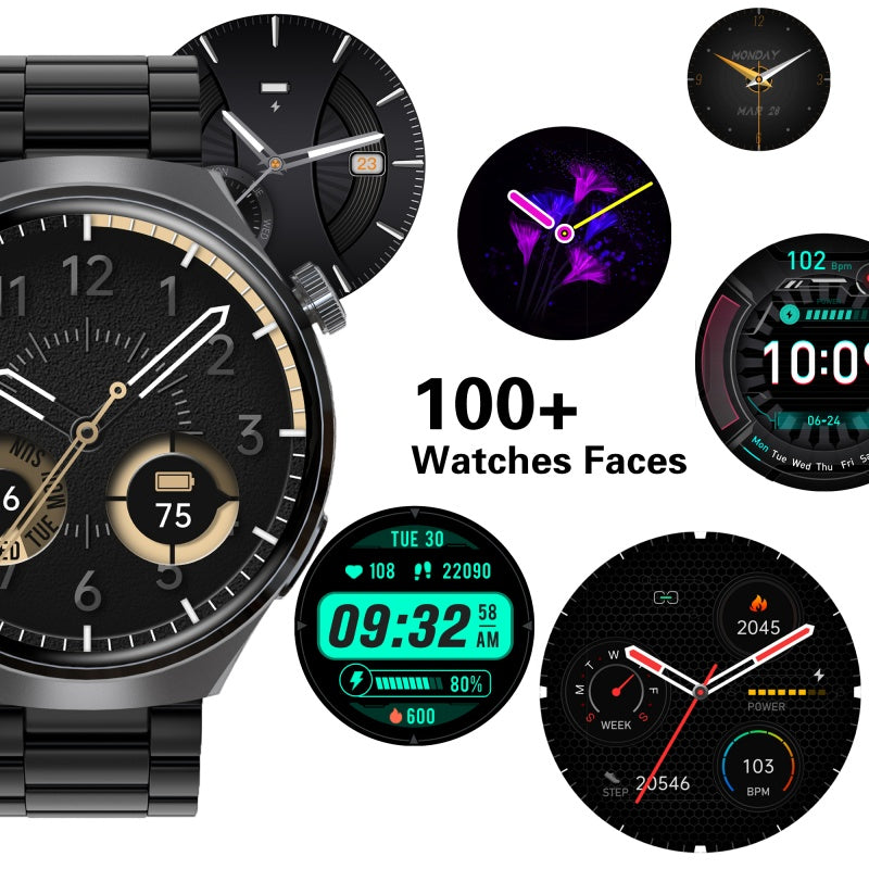 SENBONO V19 Business Men Smart Watch Answer Call Heart Rate Water
