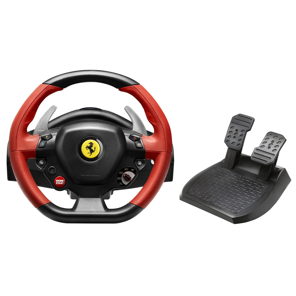 Ferrari 458 Spider Racing Wheel for Xbox One, Black, Red, Multicolor 1 Count