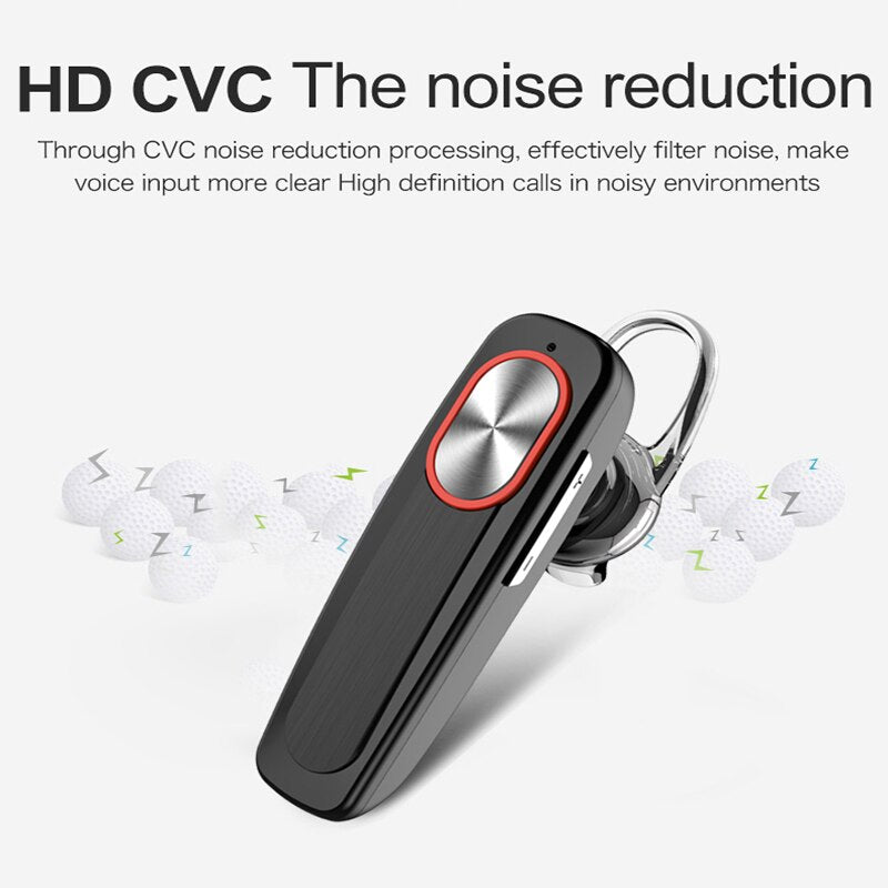 Wireless Bluetooth Headset Long Standby with Mic Handsfree Wireless Bluetooth Earphone Headphones Colorful Ear Hook  For Phone
