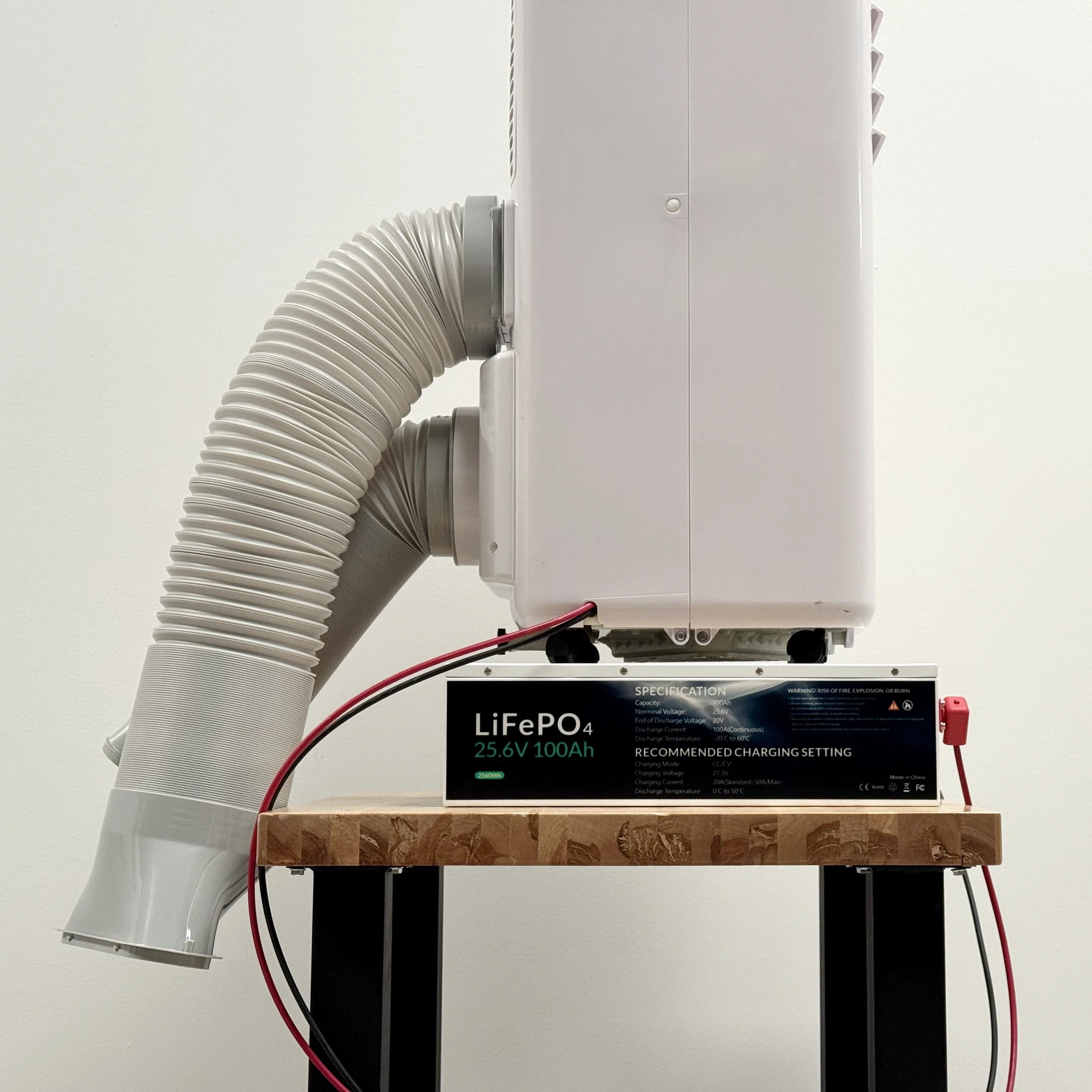24V Pure DC Portable, Battery/Solar Air Conditioner & Heater (heat pump, 12,000 BTU/h)