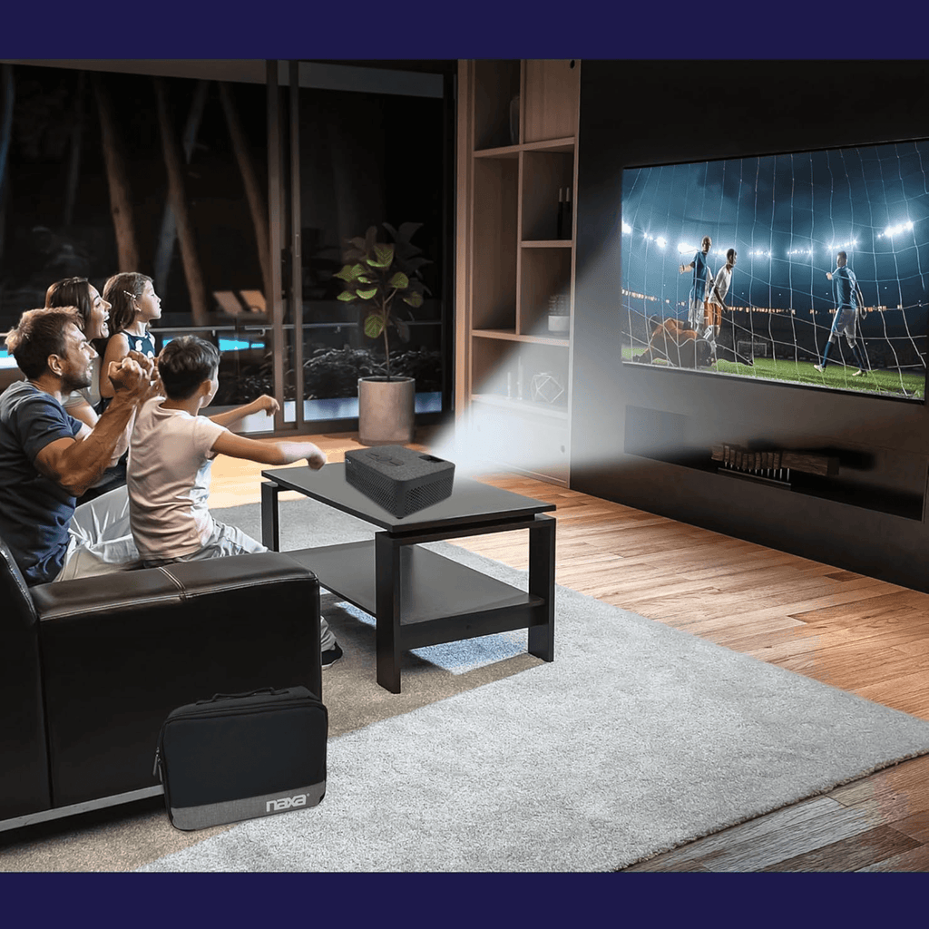Naxa 150" Home Theater LCD Projector Combo - Refurbished