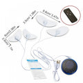 V-Shape Face Wrinkle Reduction EMS Facial Massager with Low-Frequency Pulse, Crescent-Shaped Beauty Device with Remote Control