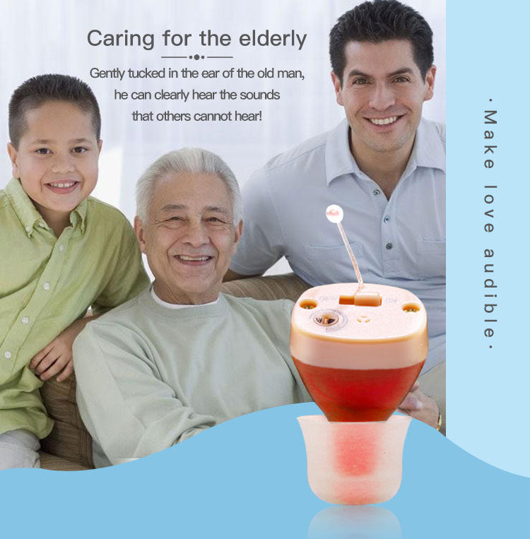 Mini Hearing Aids Elderly Hearing Aids In-Ear Sound Amplifier Hearing Aids Sound Collector