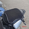Motorcycle Seat Cover Sun Protection Heat Insulation 3D Mesh Seat Pad Breathable Moisture-Wicking Cool Summer Motorcycle Seat Cover