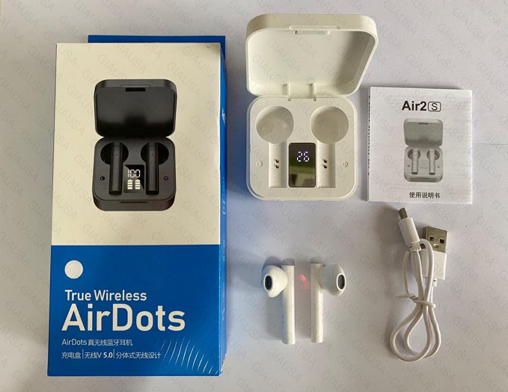 for Xiaomi Redmi Air2s TWS Wireless Bluetooth Sport Earbuds LED Display Touch Control HiFi Stereo Headphone With Dual Mic