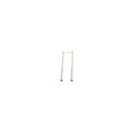 14k Yellow Gold Double Chain Dangle Earrings