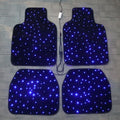 Fiber Optic Star Shaped Complete Set of Car Carpet Floor Decoration, LED Car Carpet for Car Decoration