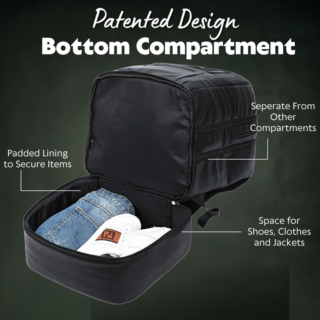 Emerald Green Leather Carry-On Patented Backpack (Only 300 Made)