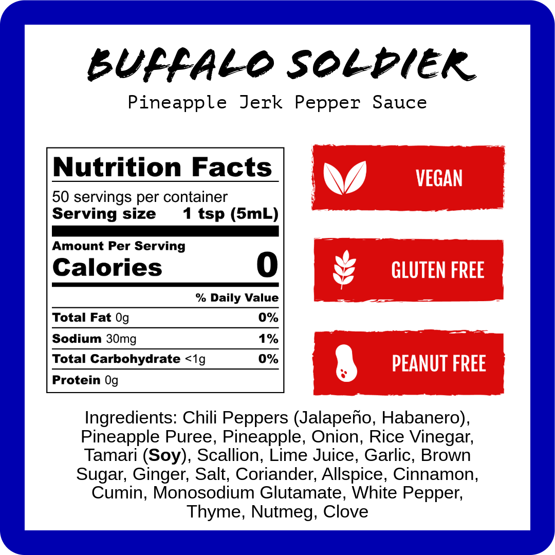 Buffalo Soldier - Pineapple Jerk (9oz)