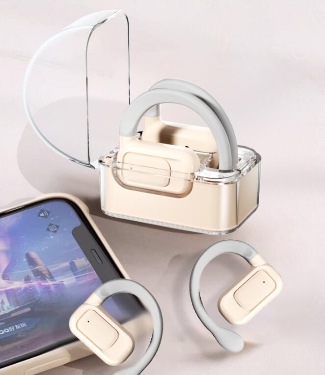 T5 wireless Bluetooth earphones with long battery life, high battery life, noise reduction, cross-border OWS hanging ear, open t