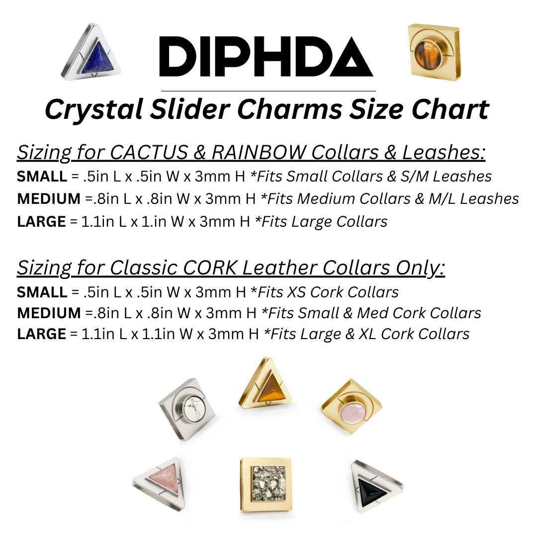 Rose Quartz Triangle Crystal Charm - Gold or Silver | DIPHDA