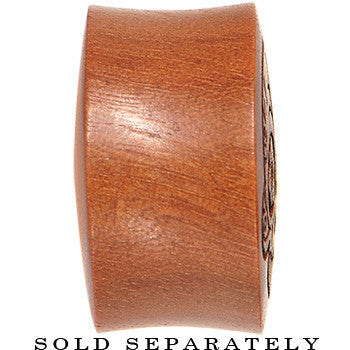 Organic Sawo Wood Earth Saddle Plug