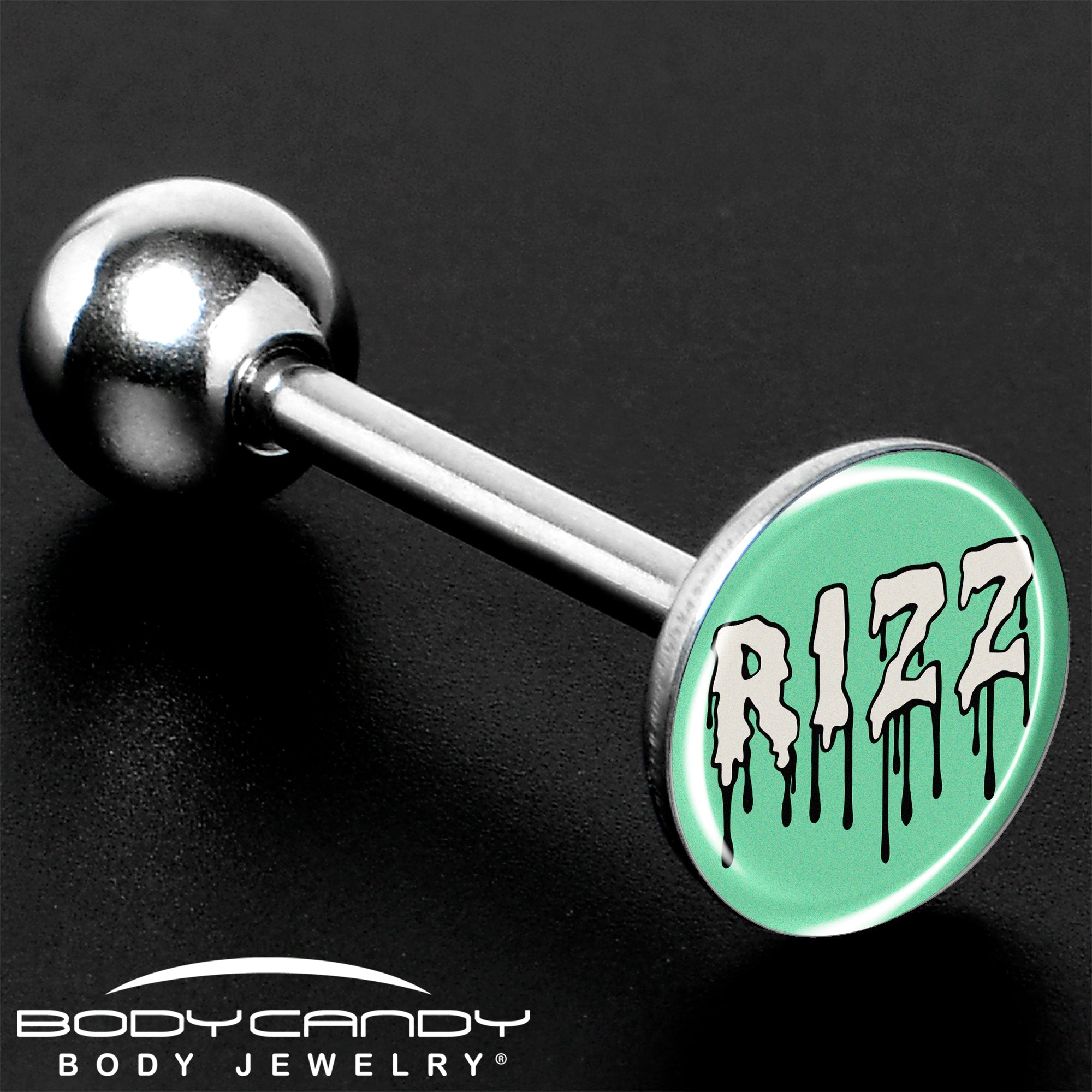 RIZZ Barbell Tongue Ring by Onyx O
