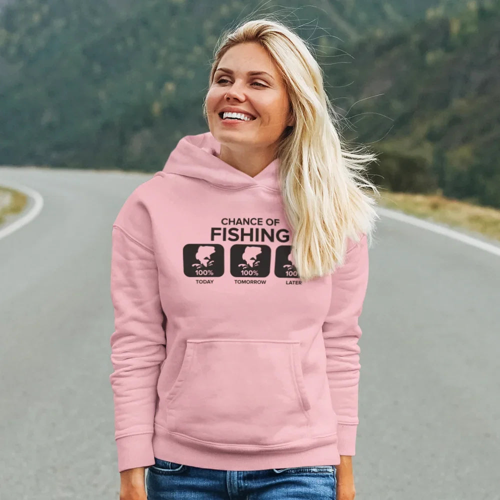 Chance of Fishing Unisex Hoodie