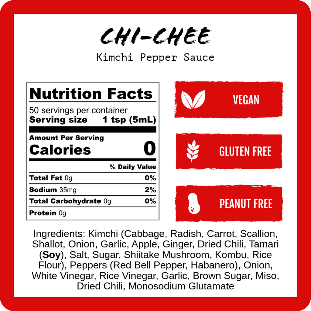 Chi-Chee - Fermented Kimchi (9oz)