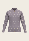 Mosaic Daises in Lavender Children's Long Sleeve Shirt