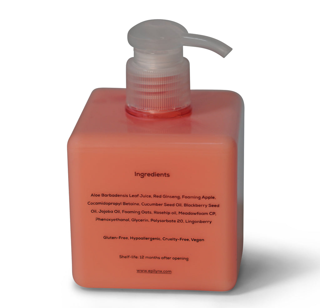 Gluten-Free Face Cleanser – Nut-Free, Vegan Hydrating Wash with Aloe & Cucumber