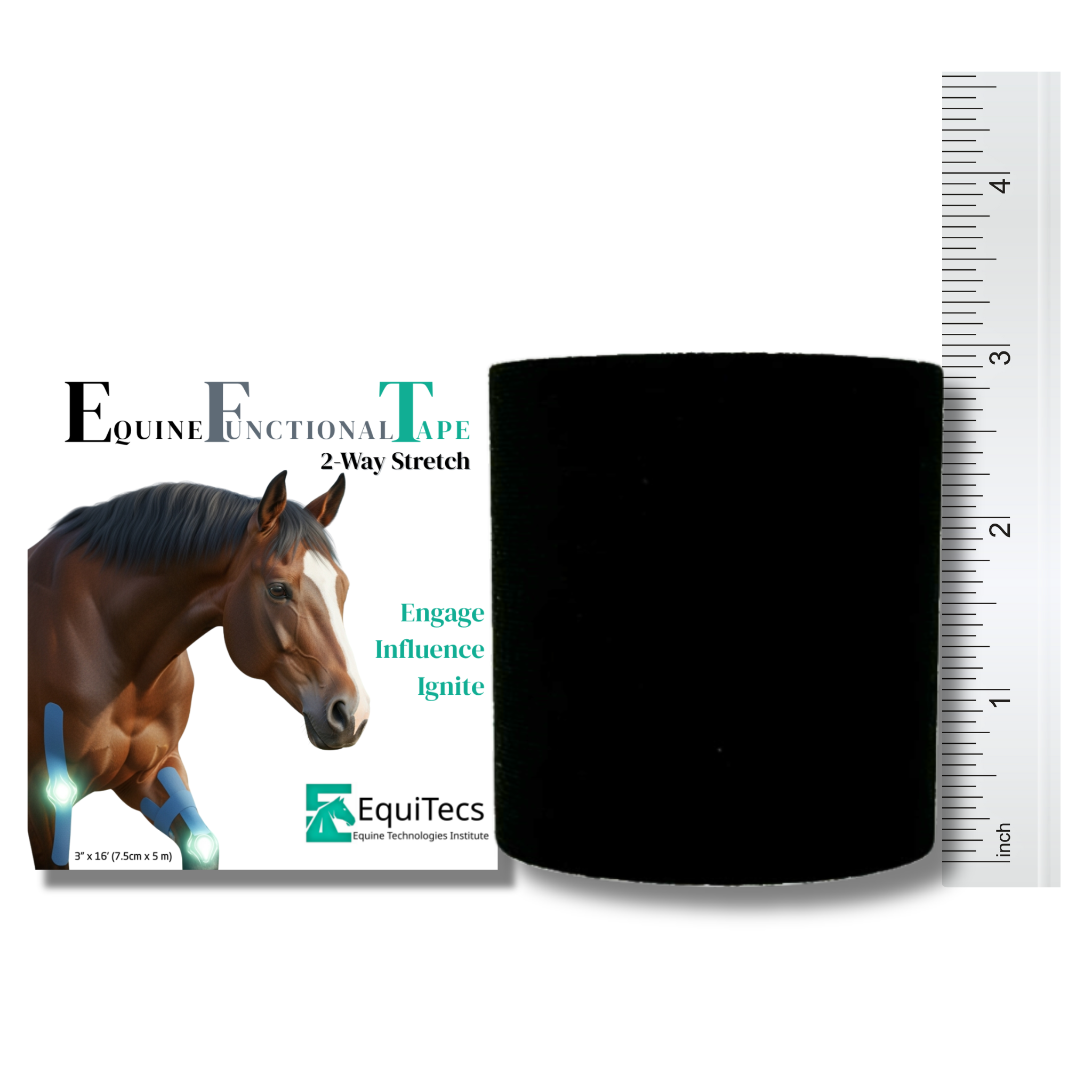Horse Functional Taping Tape — 2-Way 3" Single Roll