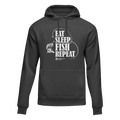Eat Sleep Fish Repeat Unisex Hoodie
