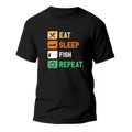 Eat Sleep Fishing Repeat Man T-Shirt