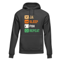 Eat Sleep Fishing Repeat Unisex Hoodie