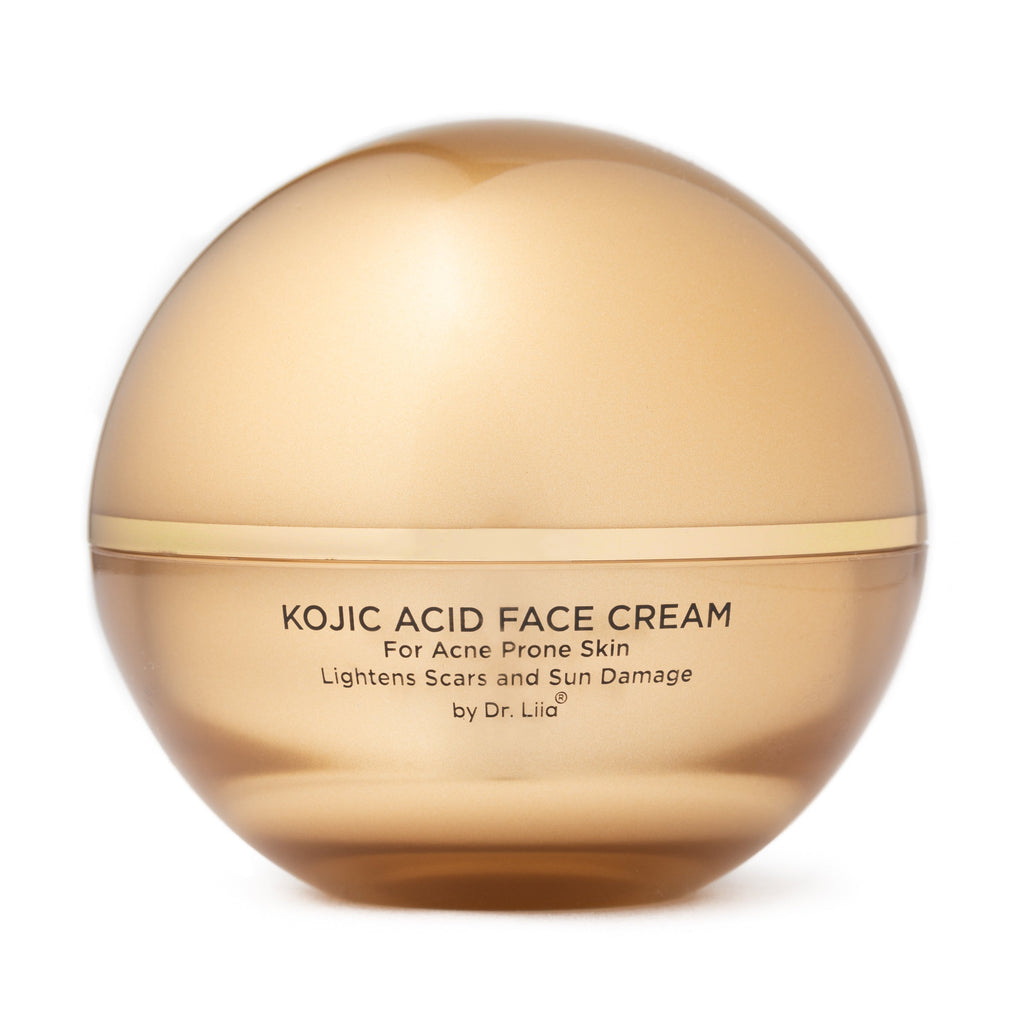 Gluten-Free Kojic Acid Face Cream – Nut-Free, Vegan Brightening for Acne-Prone Skin