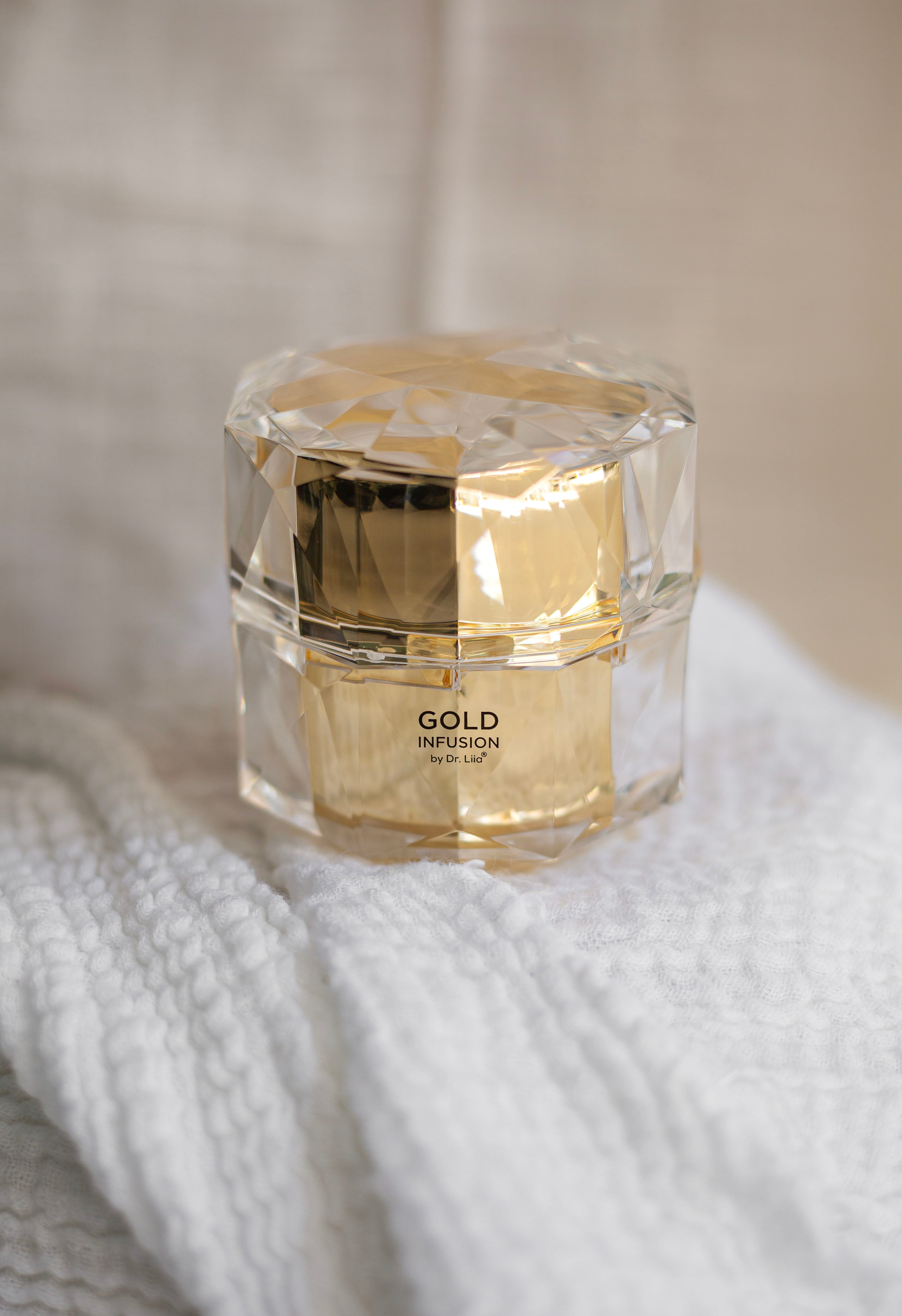Gluten-Free Gold Infusion Face Cream – Nut-Free, Vegan, Brightening & Firming