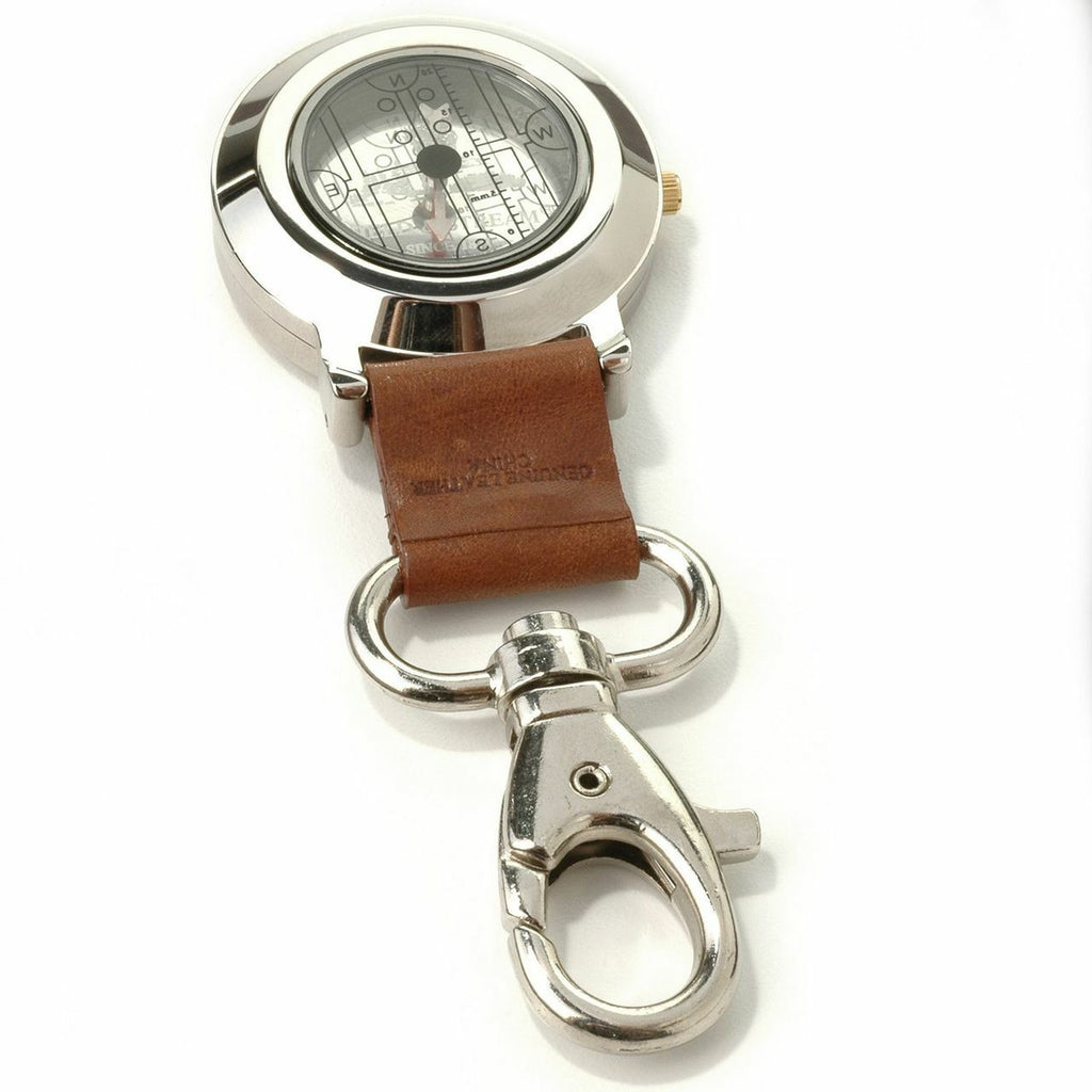 Field & Stream Camp Master Green Dial Multi-Function Compass Leather