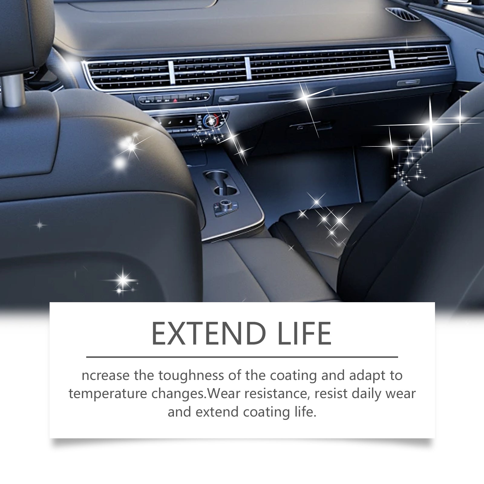 Rayhong Automotive Interior Plastic Retreader, Interior Cleaning Anti-Scratch Smooth As New Maintenance Agent