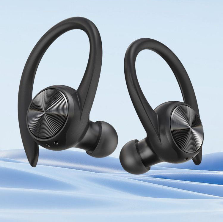 Q36TWS Sports Bluetooth Earphones Hanging Ear 5.4 Sports Sweatproof LED Digital Wireless Earphones