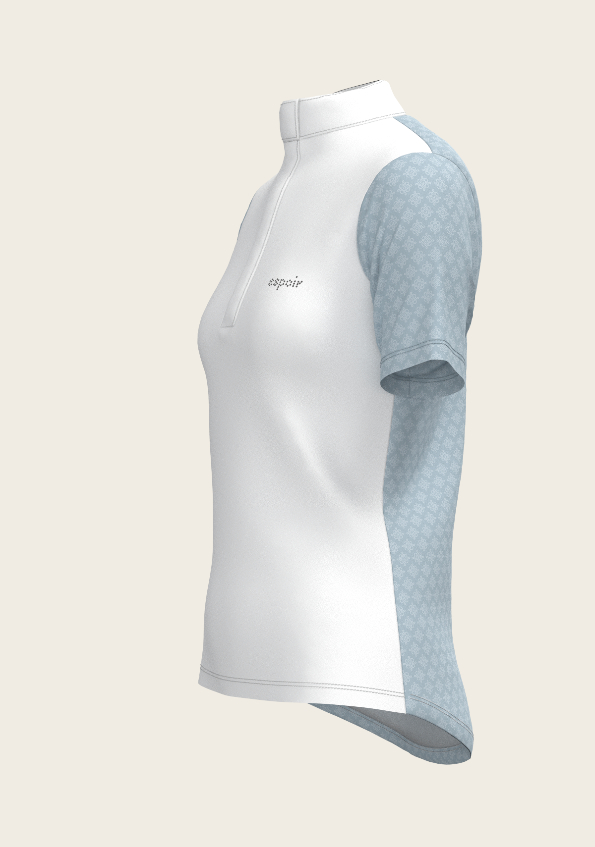 Sky Blue Short Sleeve Show Shirt