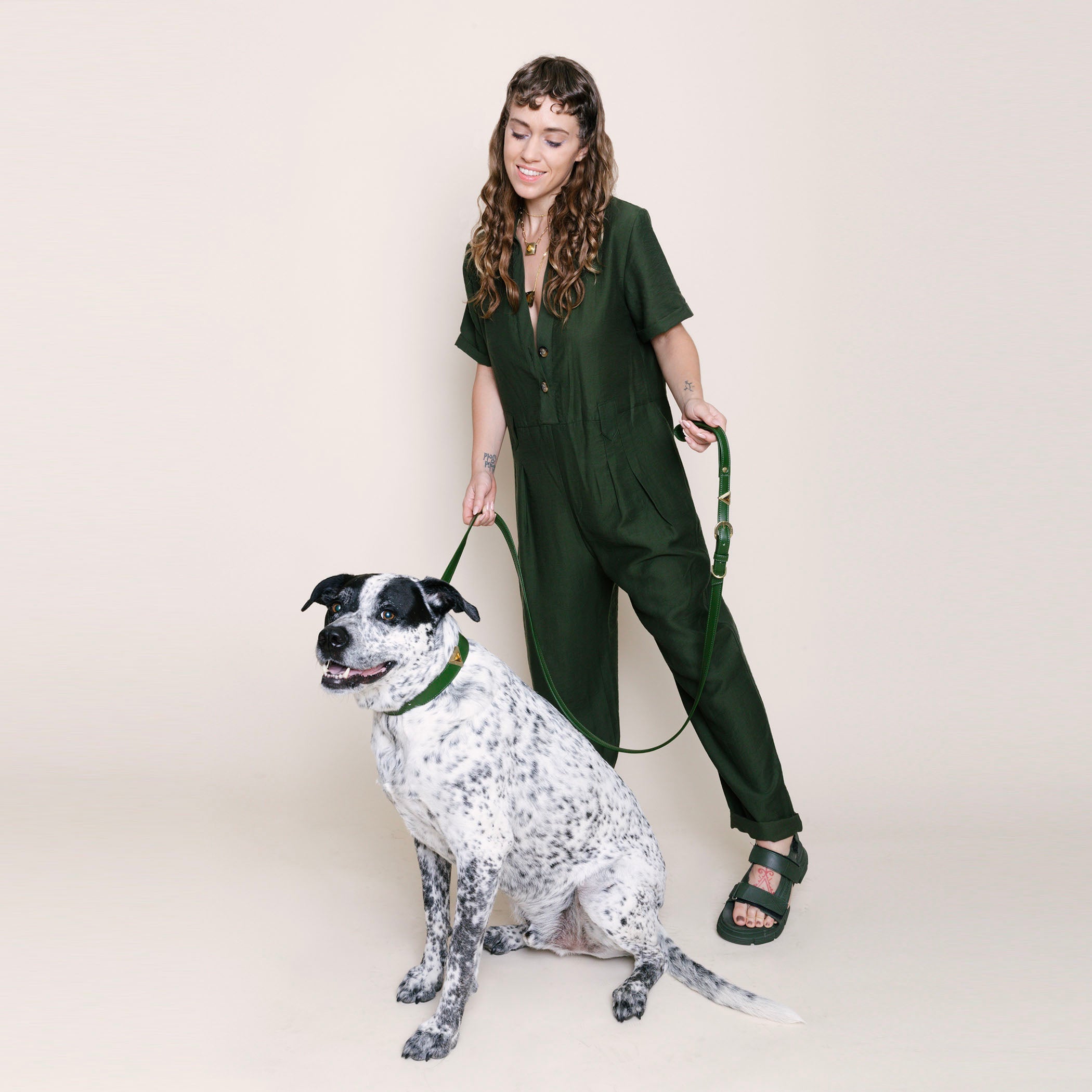 Olive Cactus Leash