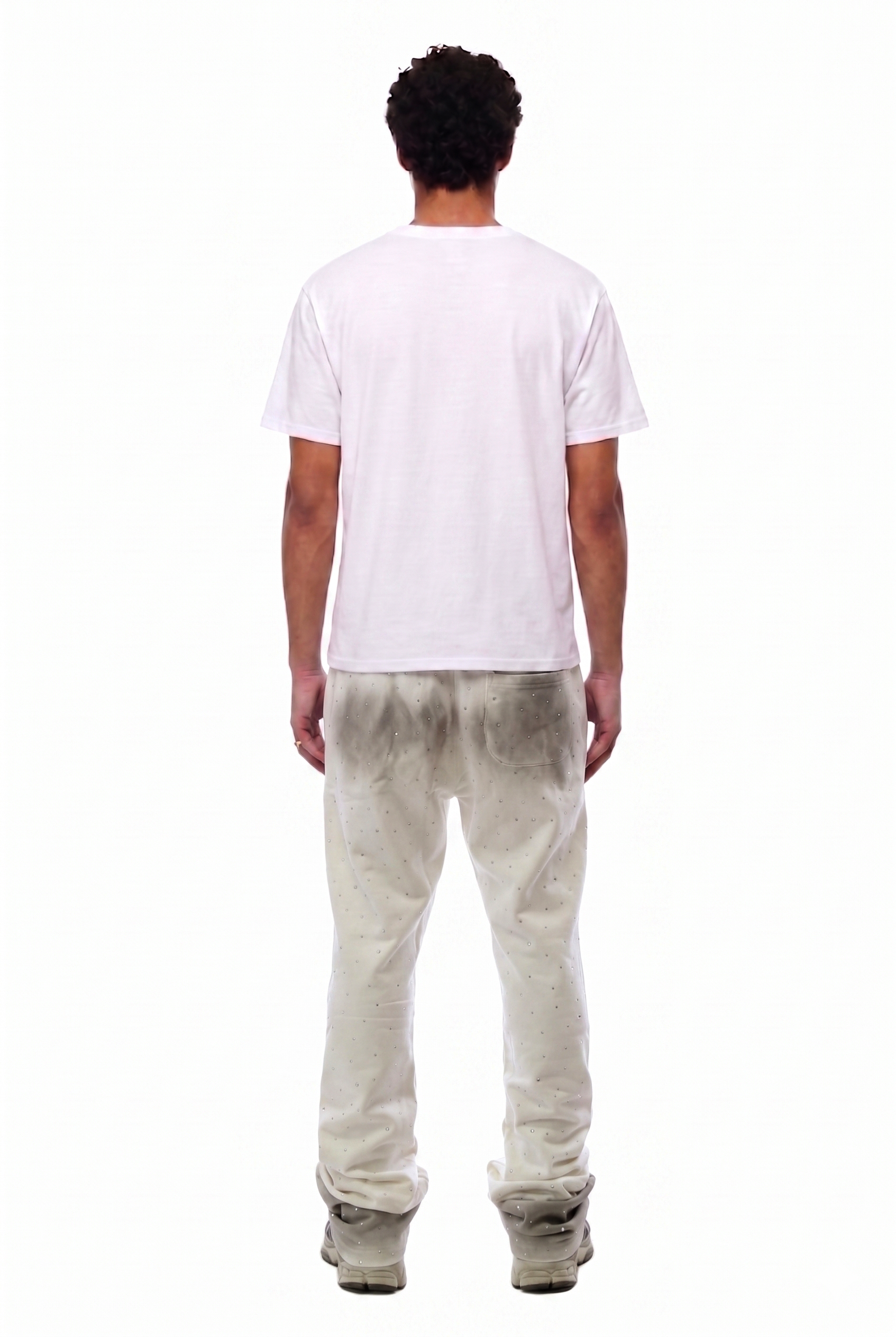 GLAZE Washed French Terry Stacked Jogger Pants