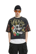 PERIDOT S/N Jersey 3/4 Sleeve Crop Top Tee