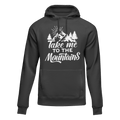 Hiking Take Me To The Mountains Adult Fleece Hoodie