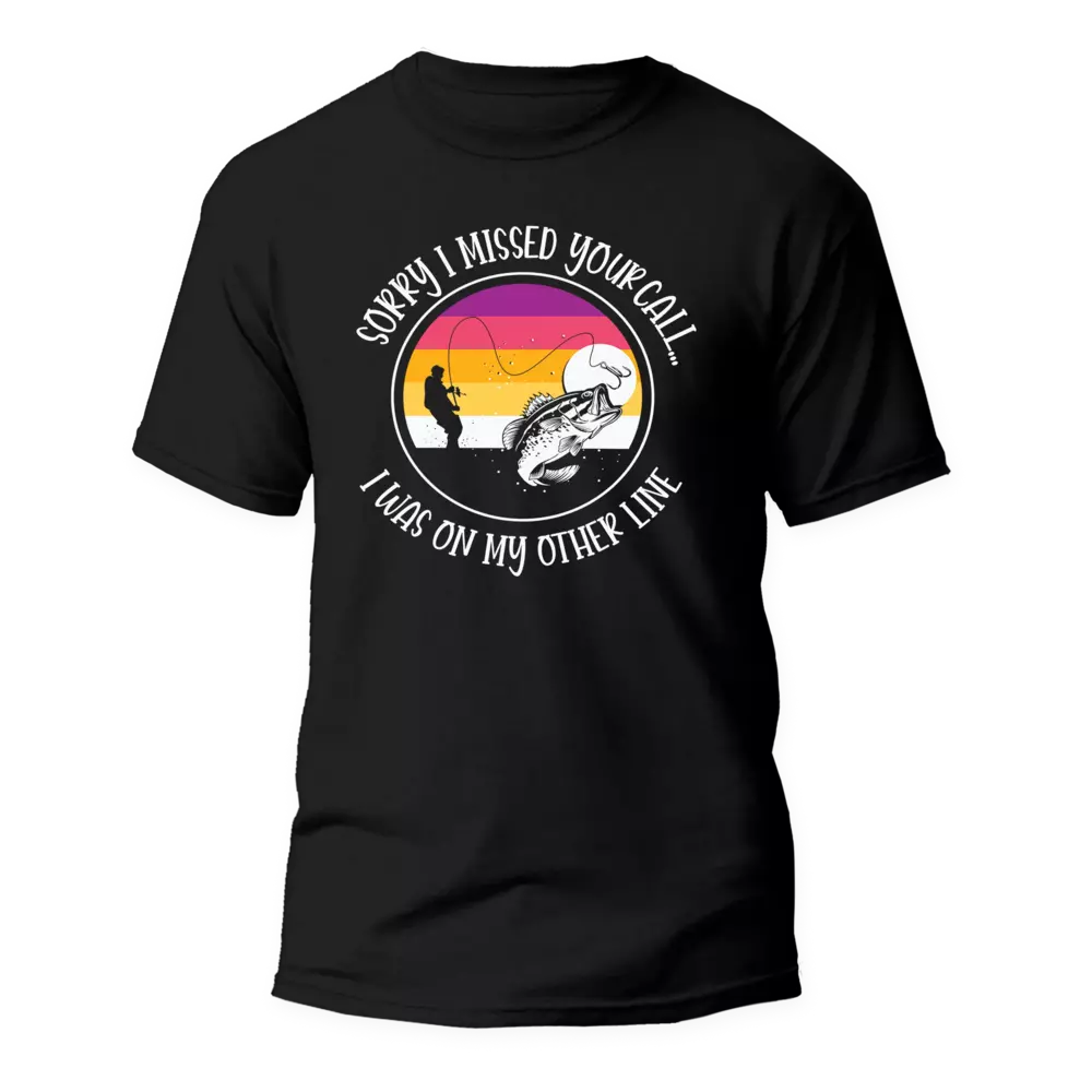 I Was On Another Line Man T-Shirt