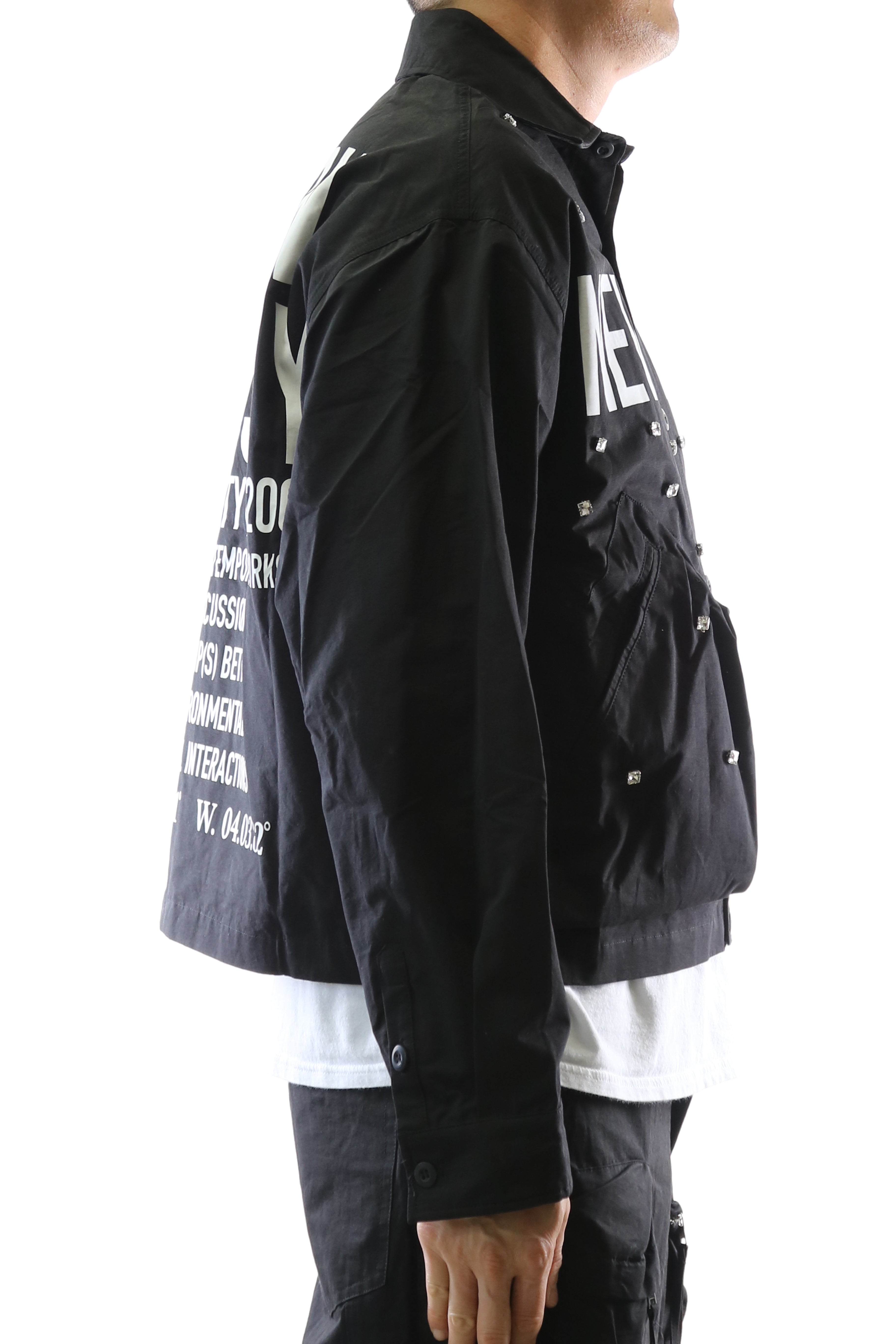 VUSE Twill Blended Nylon Crop Top Jacket