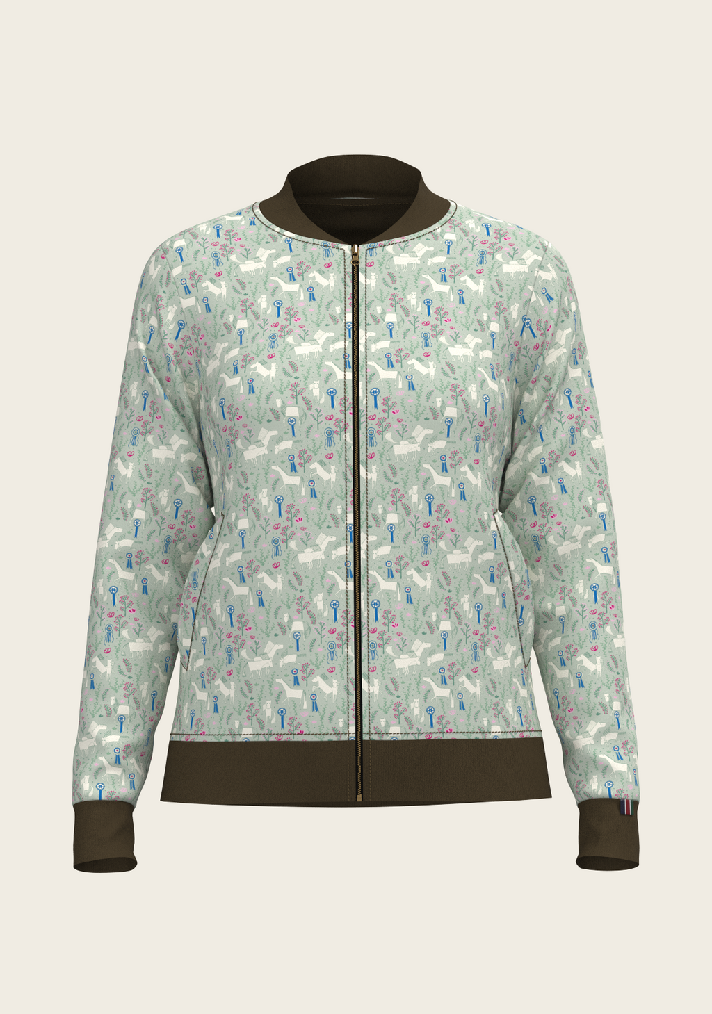  Grapeleaf Rosettes Reversible Jacket