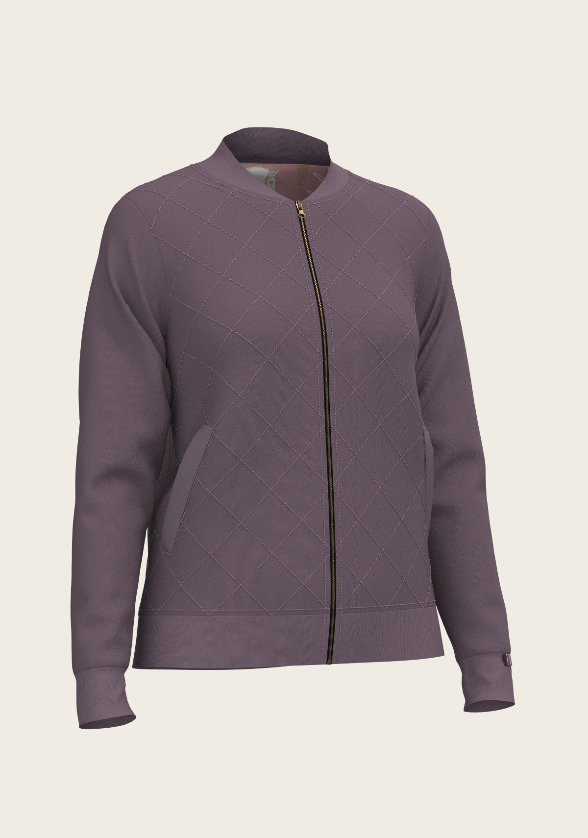  Poppy Seed Island Horses Reversible Jacket