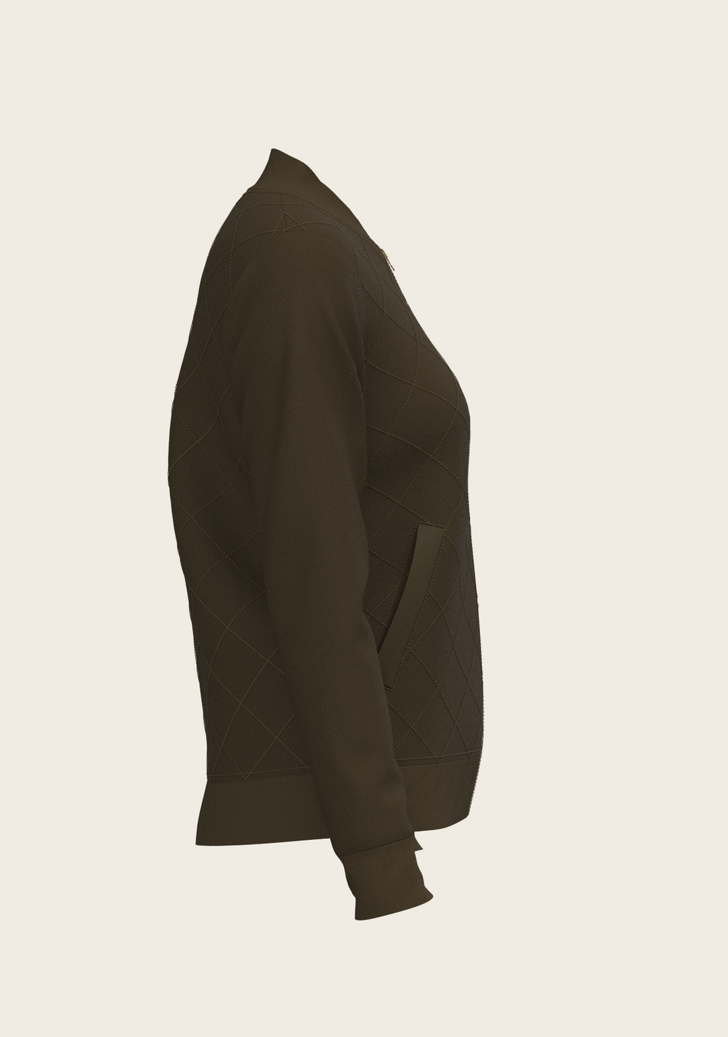  Grapeleaf Rosettes Reversible Jacket
