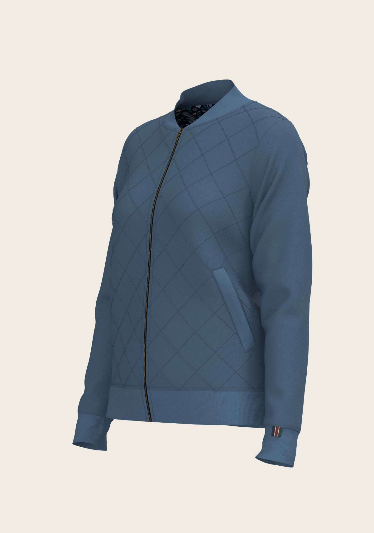 Mid Blue Forest Reversible Jacket