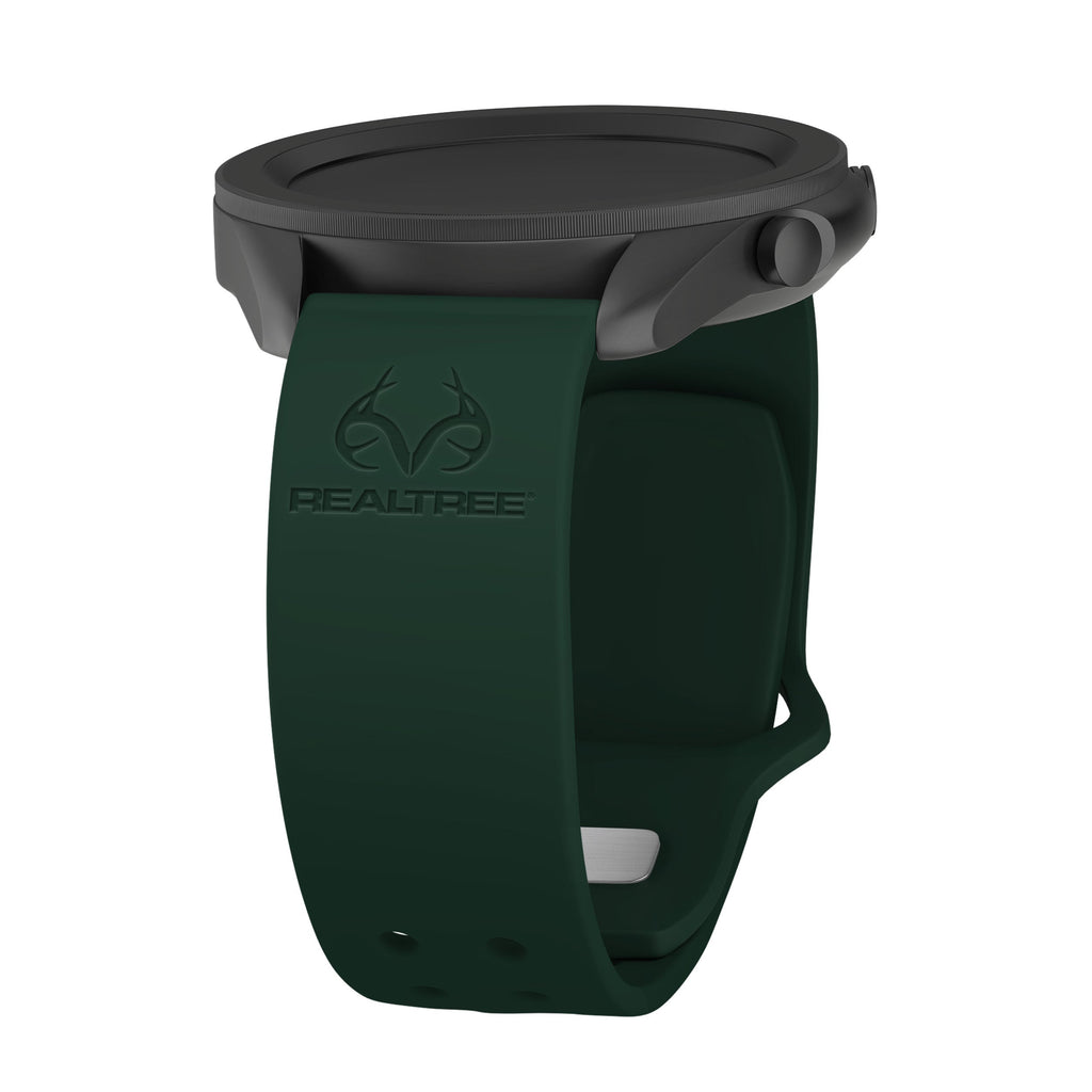 Realtree Engraved Silicone Watchband for Samsung, Garmin, Fossil, and More for Samsung, Garmin, Fossil, and More